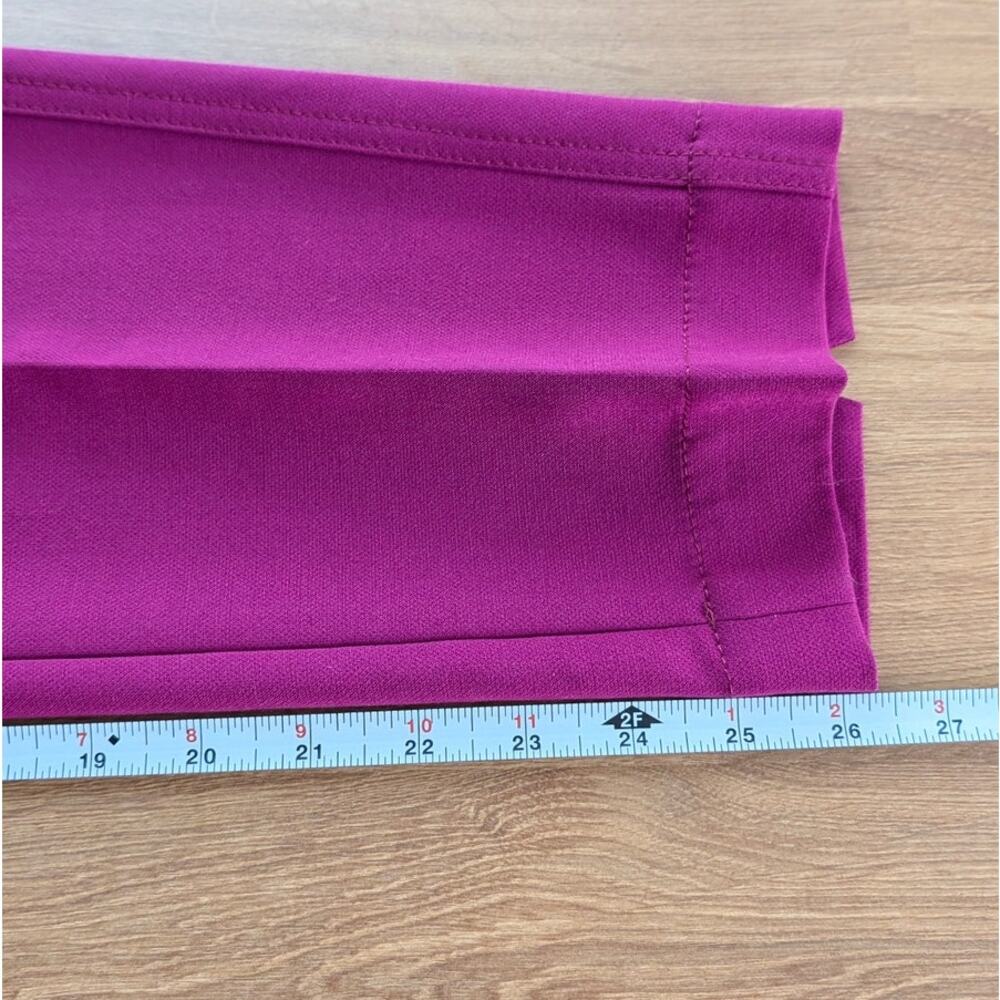 ME+EM Statement Crop Length Pants Womens UK8/US4 Fuchsia Mid-rise Straight - Picture 8 of 10